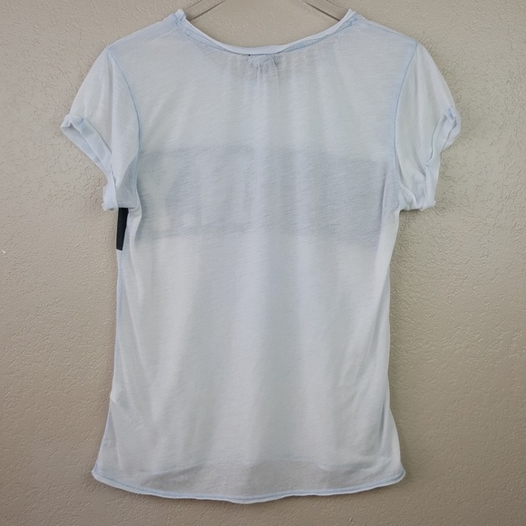 TOPSHOP New York Burnout Graphic T Shirt Top 4 - Picture 4 of 8